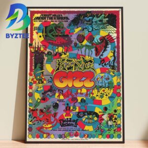 King Gizzard & the Lizard Wizard  Field Of Vision 2 Forest Hills Under The K Bridge 2026 Home Decor Poster Canvas