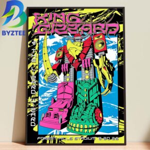 King Gizzard & the Lizard Wizard Forest Hills Stadium August 2026 Home Decor Poster Canvas