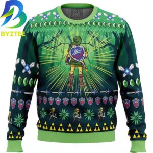 Link Zelda Ugly Christmas Sweater