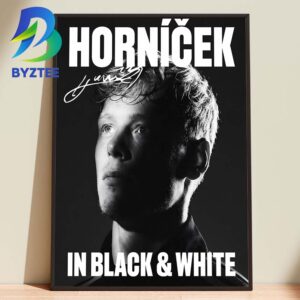 Lukáš Horníček In Black & White 2026 Home Decor Poster Canvas