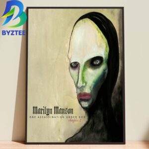 Marilyn Manson One Assassination Under God Chapter 2  Home Decor Poster Canvas