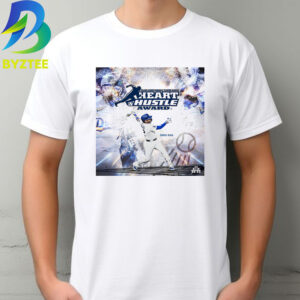 Miguel Rojas Heart & Hustle Award Major League Baseball Player Alumni Dodgers 2026 Unisex T- Shirt