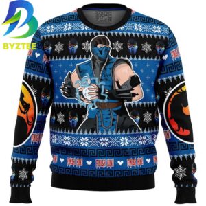Mortal Combat  Sub Zero Ugly Christmas Sweater