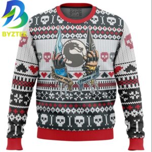 Mortal Kombat Finish Him Ugly Christmas Sweater