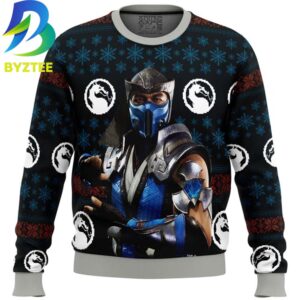 Mortal Kombat Sub Zero Ugly Christmas Sweater