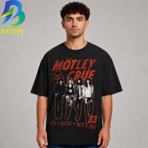 Motley Crue Sex Drugs Rock & Roll 83 2026 Unisex T- Shirt
