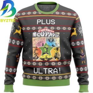 My Hero Academia Boku No Plus Ultra Ugly Christmas Sweater