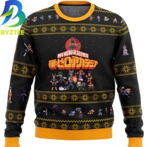 My Hero Academia Boku No Sprites Ugly Christmas Sweater