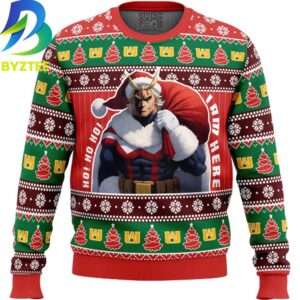My Hero Academia Ho Ho Ho Iam Here Ugly Christmas Sweater