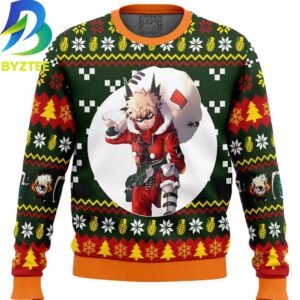 My Hero Academia Katsuki Bakugo Ugly Christmas Sweater