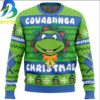 Ninja Turtle Cowabunga Raphael Teenage Mutant Ugly Christmas Sweater