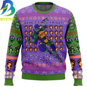 Ninja Turtle Donatello Rise Of The Teenage Mutant Ugly Christmas Sweater