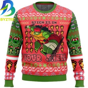 Ninja Turtle Raphael Rise Of The Teenage Mutant Ugly Christmas Sweater