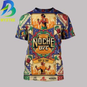 Noche UFC Rodriguez vs Silva  UFC Fight Night Sept 12 2026 All Over Print Shirt