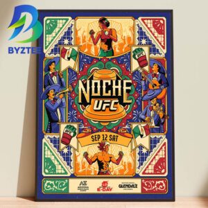 Noche UFC Rodriguez vs Silva  UFC Fight Night Sept 12 2026 Home Decor Poster Canvas