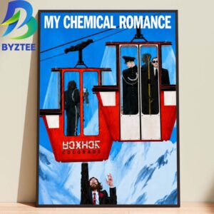 Official My Chemical Romance Denver Exclusive Gondola Tour Home Decor Poster Canvas
