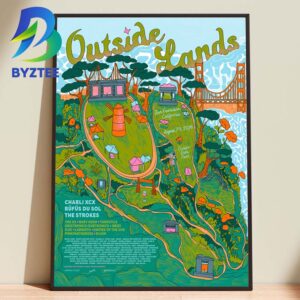 Outside Lands Golden Gate Park San Francisco Ca August 2026 Home Decor Poster Canvas