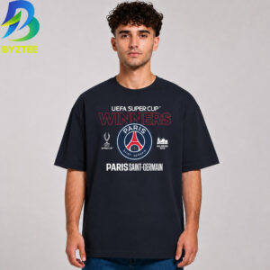 PSG 2026 Paris UEFA Super Cup Winners 2026 Unisex T- Shirt
