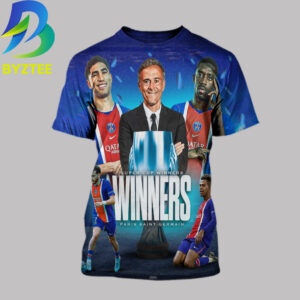 Paris Saint-Germain Super Cup Winner 2026 All Over Print Shirt