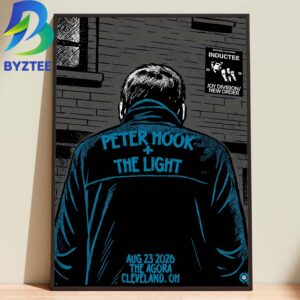 Peter Hook & The Light The Agora Cleveland Limited Edition Aug 23 2026 Home Decor Poster Canvas