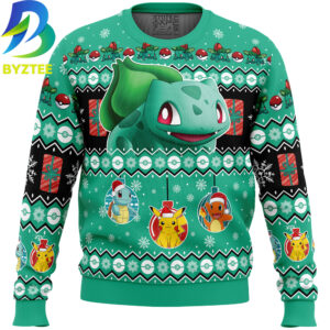 Pokemon Bulbasaur I Choose You Ugly Christmas Sweater