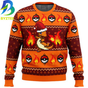 Pokemon Charmander Ugly Christmas Sweater