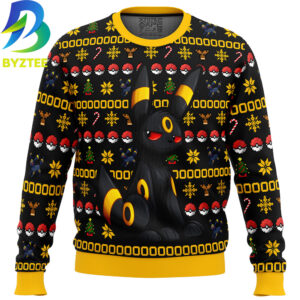 Pokemon Christmas Umbreon Ugly Christmas Sweater