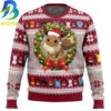 Pokemon Eating Candy Cane Charizard Ugly Christmas Sweater
