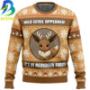 Pokemon Eevee Reindeer Ugly Christmas Sweater