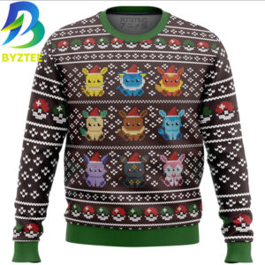 Pokemon Eeveelution Ugly Christmas Sweater