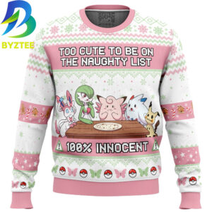 Pokemon Fairy Type Too Cute Ugly Christmas Sweater
