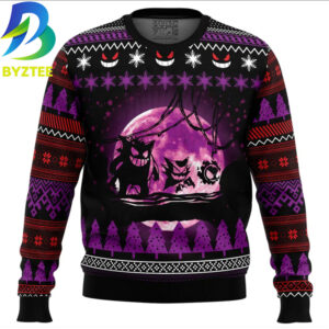 Pokemon Ghost Trio Ugly Christmas Sweater