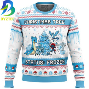 Pokemon Ice Type Frozen Ugly Christmas Sweater