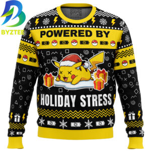 Pokemon Pikachu Holiday Stress Ugly Christmas Sweater