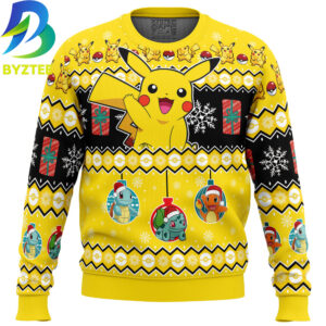 Pokemon Pikachu I Choose You Ugly Christmas Sweater
