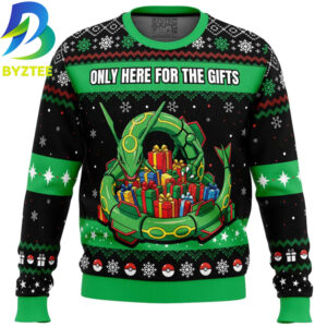 Pokemon Rayquaza Gifts Ugly Christmas Sweater