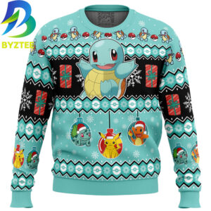 Pokemon Squirtle I Choose You Ugly Christmas Sweater
