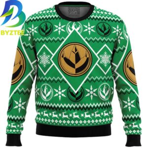 Power Rangers Green Ranger Ugly Christmas Sweater
