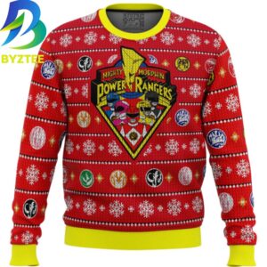 Power Rangers Mighty Morphin 2026 Ugly Christmas Sweater