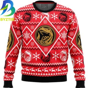 Power Rangers Red Ranger Ugly Christmas Sweater