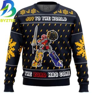 Power Rangers The Zord Has Come Ugly Christmas Sweater