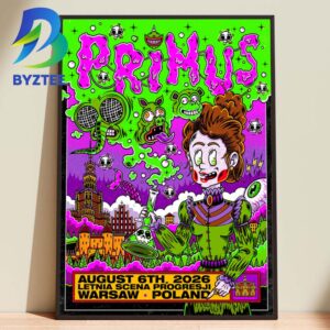 Primus August 6th 2026 Letnia Scena Progresji Warsaw Poland Home Decor Poster Canvas