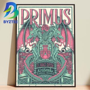 Primus Krizanek Ljubljana Slovenia Summer Theatre August 3th 2026 Home Decor Poster Canvas