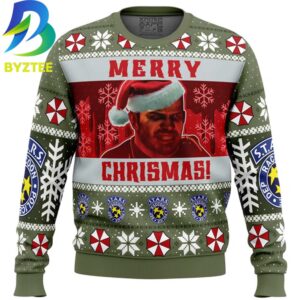 Resident Evil  Chrismas Chris Redfield Bloodline Ugly Christmas Sweater