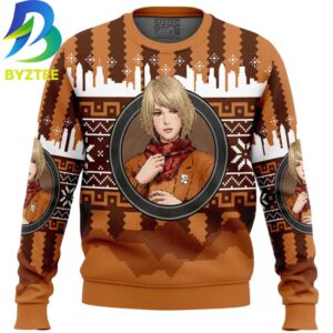 Resident Evil Christmas Ashley Graham  Ugly Christmas Sweater