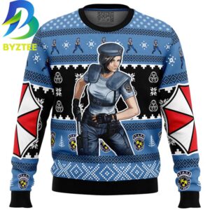 Resident Evil  Jill Valentine Ugly Christmas Sweater