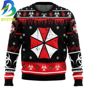 Resident Evil Umbrella Co. Ugly Christmas Sweater