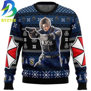 Resident EvilLeon Kennedy  Ugly Christmas Sweater
