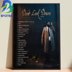 Rod Wave Don’t Look Down Album Cover August 2026 Home Decor Poster Canvas