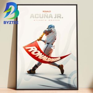 Ronald Acuña Jr. Atlanta Braves Ronald Rocket MLB 2026 Home Decor Poster Canvas